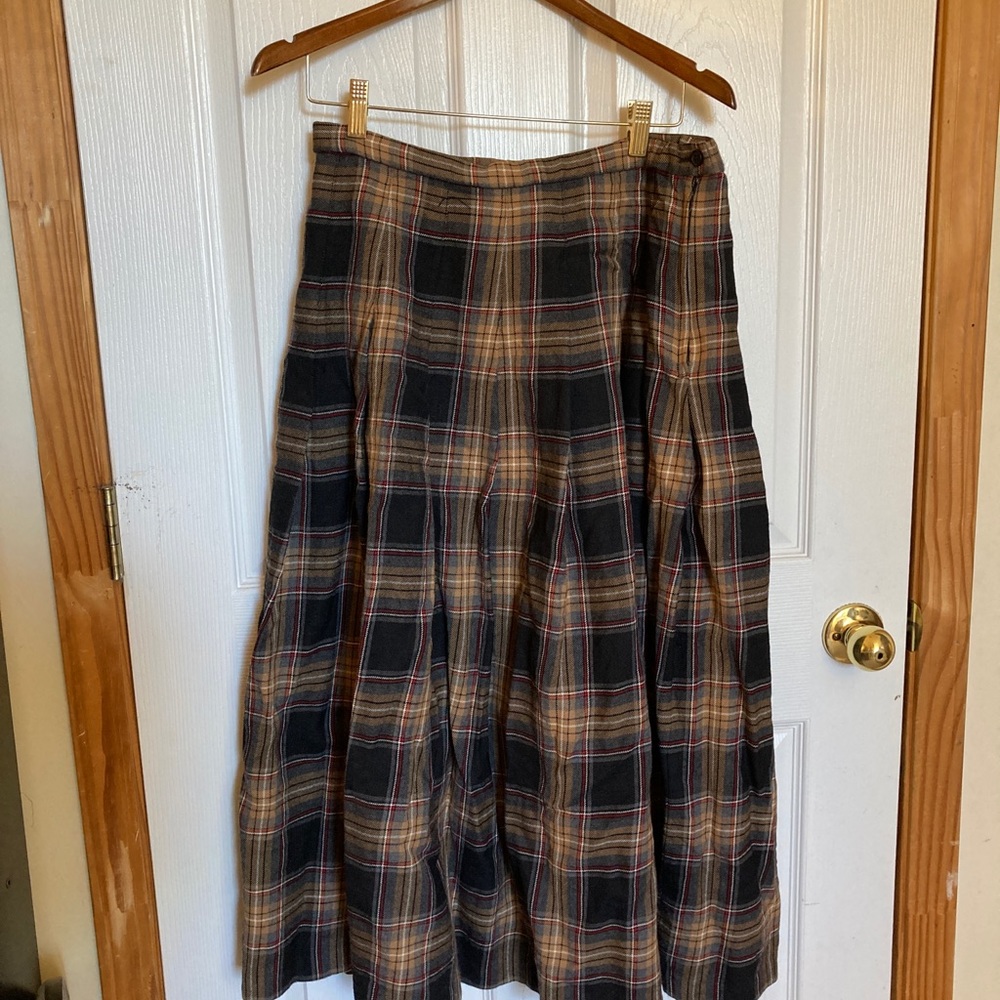 Pendleton Wool Plaid Mid length skirt